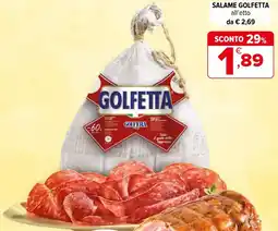 Iperal Salame GOLFETTA offerta