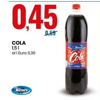 Eurospin Blues cola offerta