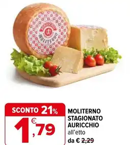 Iperal Moliterno stagionato AURICCHIO offerta