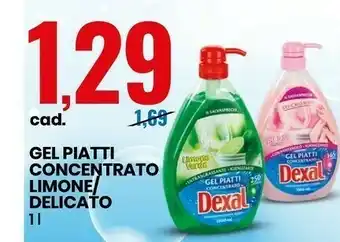 Eurospin Gel piatti concentrato limone/ delicato offerta
