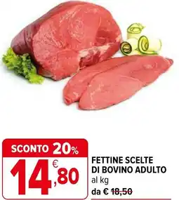 Iperal Fettine scelte di bovino adulto offerta