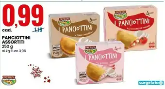 Eurospin I panciottini a funghi e mozzarella 250 g(ml) offerta