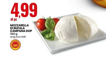 Eurospin Mozzarella di bufala campana dop offerta