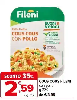 Iperal Cous cous FILENI offerta