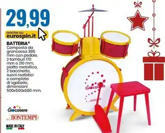Il giocoliere batteria