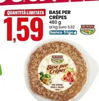 Eurospin Base per crepes offerta
