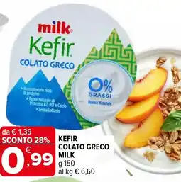Iperal Kefir colato greco MILK offerta
