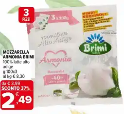 Iperal Mozzarella armonia BRIMI offerta