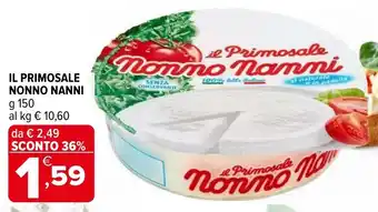 Iperal Il primosale NONNO NANNI offerta