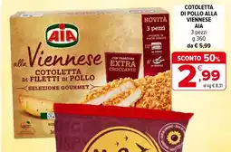 Iperal Cotoletta di pollo alla viennese AIA offerta