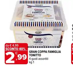Iperal Gran coppa famiglia tonitto offerta
