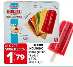 Iperal Ghiaccioli INDIANINO offerta