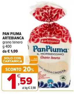 Iperal Pan piuma ARTEBIANCA offerta