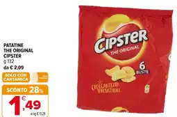 Iperal Patatine the original CIPSTER offerta