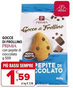 Iperal Gocce di frollino PRIMIA offerta