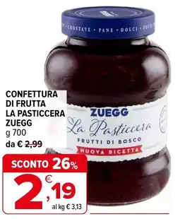 Iperal Confettura di frutta la pasticcera ZUEGG offerta
