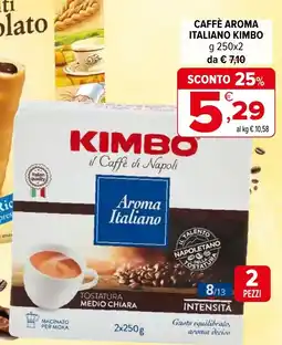 Iperal Caffè aroma italiano KIMBO offerta