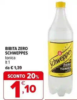 Iperal Bibita zero SCHWEPPES offerta