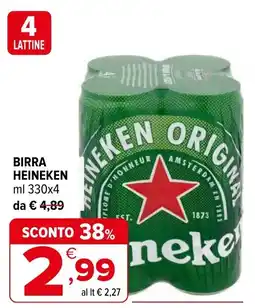 Iperal Birra HEINEKEN offerta