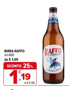 Iperal Birra RAFFO offerta