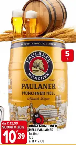 Iperal Birra munchner hell PAULANER offerta