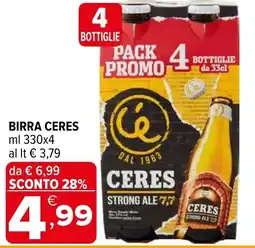 Iperal Birra CERES offerta