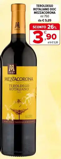 Iperal Teroldego rotaliano doc MEZZACORONA offerta