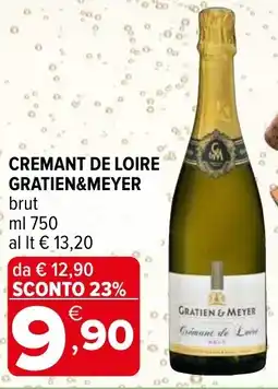 Iperal Cremant de loire GRATIEN&MEYER offerta
