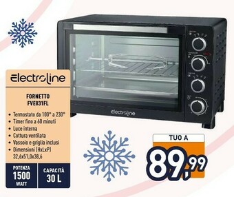 Unieuro Fornetto fve831fl offerta