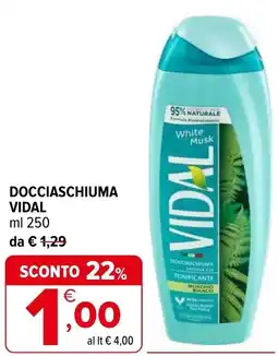 Iperal Docciaschiuma VIDAL offerta