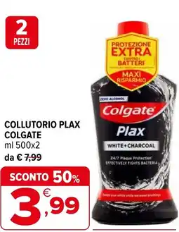 Iperal Collutorio plax COLGATE offerta