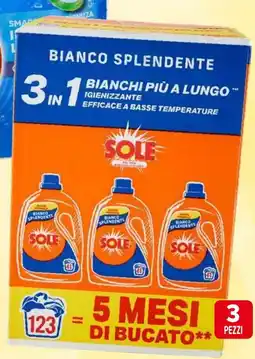 Iperal Detersivo lavatrice liquido SOLE offerta
