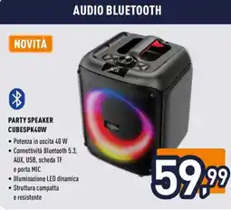 Unieuro ioplee PARTY SPEAKER CUBESPK40W offerta