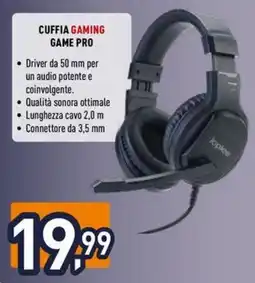Unieuro ioplee Cuffia gaming game pro offerta