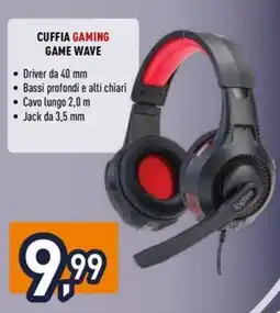 Unieuro Ioplee cuffia gaming game wave offerta