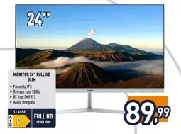Unieuro ioplee MONITOR 24" FULL HD SLIM offerta