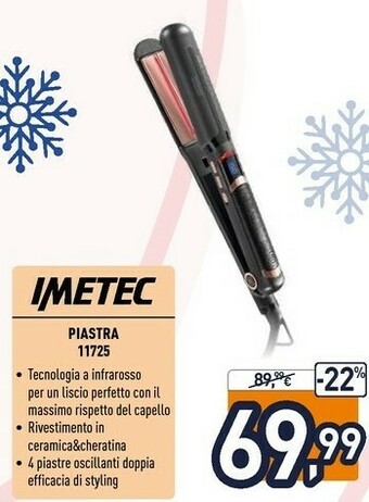Unieuro Piastra 11725 offerta