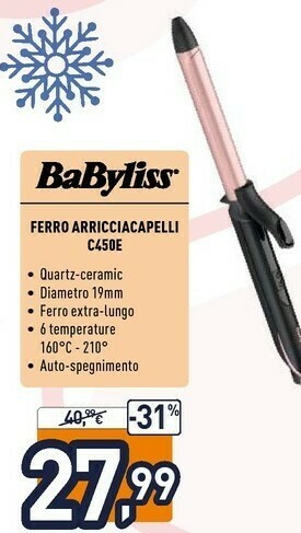 Unieuro Ferro arricciacapelli c450e offerta