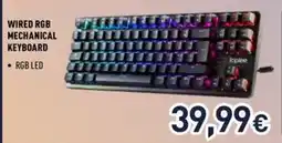 Unieuro Ioplee Wired RGB mechanical keyboard offerta