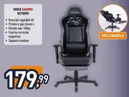 Unieuro Ioplee SEDIA GAMING HC7009X offerta