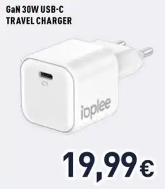 Unieuro Ioplee gan 30W USB-C travel charger offerta