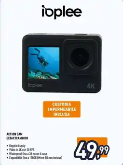 Unieuro Ioplee action cam extactcam403B offerta