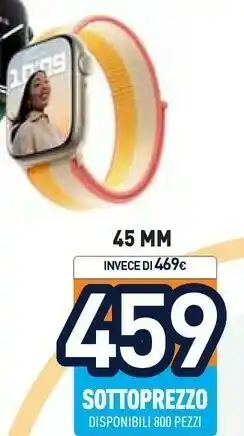 Unieuro Watch series 7 45mm offerta