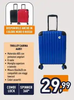 Unieuro Joiahome trolley cabina A6851 offerta