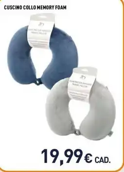 Unieuro Joiahome cuscino collo memory foam offerta