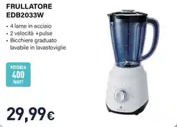 Unieuro Electroline frullatore EDB2033W offerta
