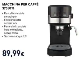 Unieuro Electroline macchina per caffè 373BTR offerta