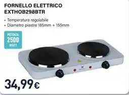 Unieuro Electroline fornello elettrico EXTHOB298BTR offerta