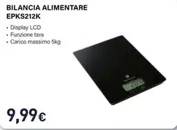 Unieuro Electroline Bilancia alimentare EPKS212K offerta