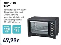 Unieuro Electroline Fornetto FE19V offerta